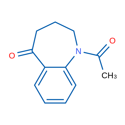 1-Acetyl-3,4-dihydro-1H-benzo[b]azepin-5(2H)-one 1g