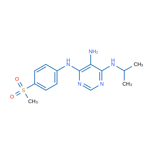 N4-ISopropyl-n6-(4-(methylsulfonyl)phenyl)pyrimidine-4,5,6-triamine 100mg
