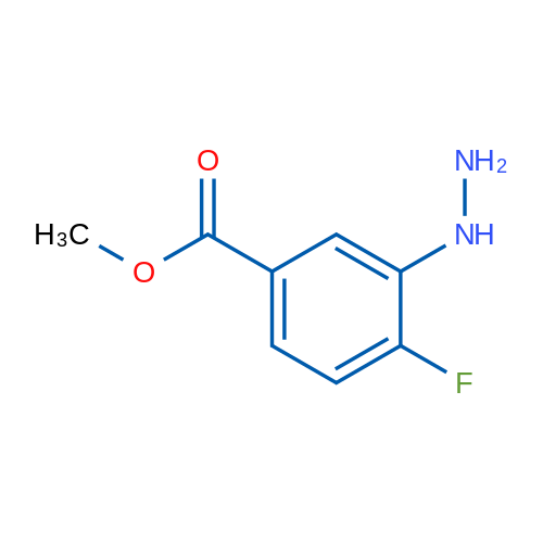 MEthyl 4-fluoro-3-hydrazinylbenzoate 100mg