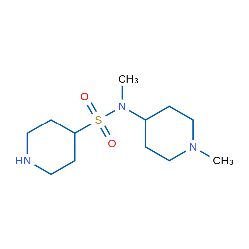N-MEthyl-n-(1-methylpiperidin-4-yl)piperidine-4-sulfonamide 250mg