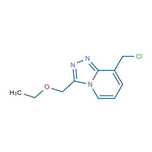 8-(CHloromethyl)-3-(ethoxymethyl)-[1,2,4]triazolo[4,3-a]pyridine 250mg