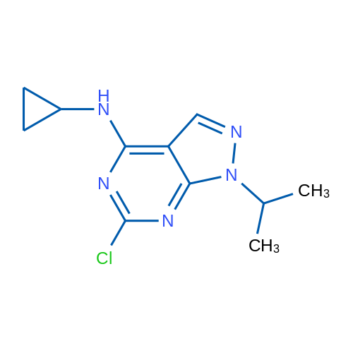 6-CHloro-n-cyclopropyl-1-isopropyl-1h-pyrazolo[3,4-d]pyrimidin-4-amine 250mg