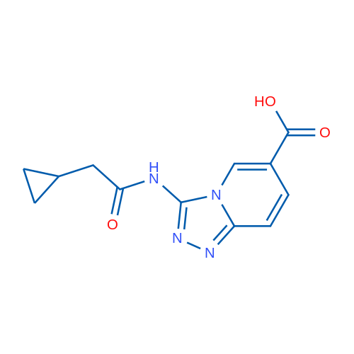 3-(2-CYclopropylacetamido)-[1,2,4]triazolo[4,3-a]pyridine-6-carboxylic acid 1g