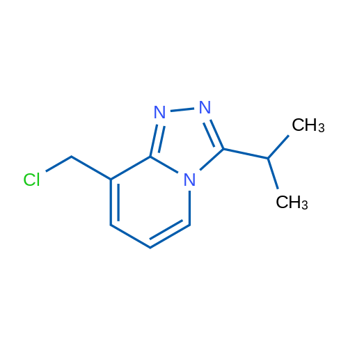 8-(CHloromethyl)-3-(propan-2-yl)-[1,2,4]triazolo[4,3-a]pyridine 1g