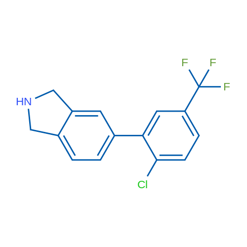 5-(2-CHloro-5-(trifluoromethyl)phenyl)isoindoline 1g