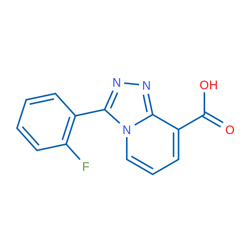 3-(2-FLuorophenyl)-[1,2,4]triazolo[4,3-a]pyridine-8-carboxylic acid 1g