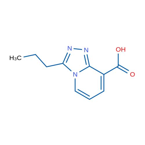 3-PRopyl-[1,2,4]triazolo[4,3-a]pyridine-8-carboxylic acid 250mg
