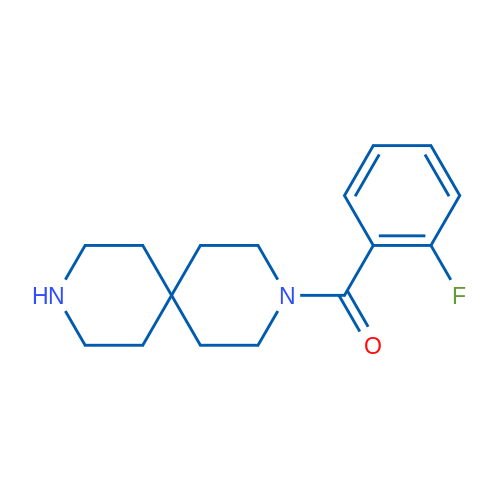 (3,9-DIaza-spiro[5.5]undec-3-yl)-(2-fluoro-phenyl)-methanone 100mg