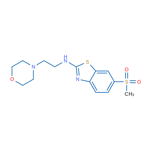 6-(methylsulfonyl)-N-(2-morpholinoethyl)benzo[d]thiazol-2-amine 250mg