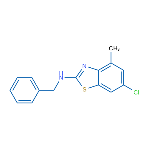 N-benzyl-6-chloro-4-methylbenzo[d]thiazol-2-amine 250mg