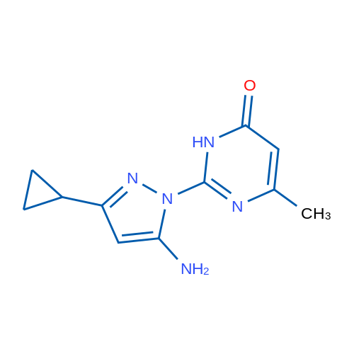 2-(5-Amino-3-cyclopropyl-1H-pyrazol-1-yl)-6-methylpyrimidin-4(3H)-one 1g
