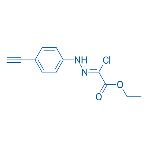 2-CHloro-2-(4'-ethynylphenylhydrazono)acetic acid ethyl ester 1g