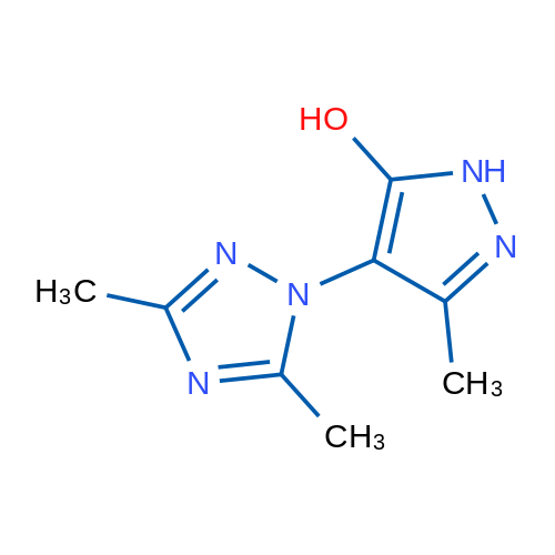 4-(3,5-Dimethyl-1H-1,2,4-triazol-1-yl)-3-methyl-1H-pyrazol-5-ol 1g