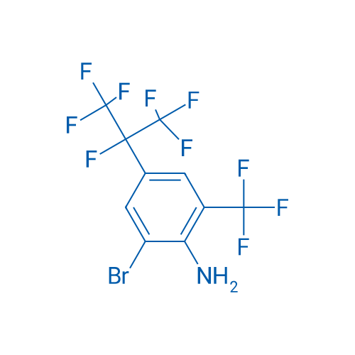2-Bromo-4-(perfluoropropan-2-yl)-6-(trifluoromethyl)aniline 100mg