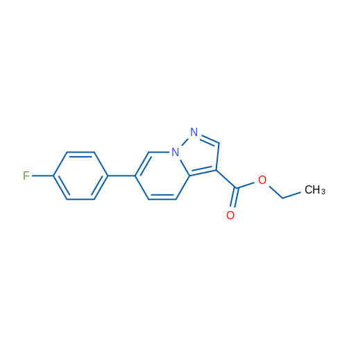 Ethyl 6-(4-fluorophenyl)pyrazolo[1,5-a]pyridine-3-carboxylate 1g