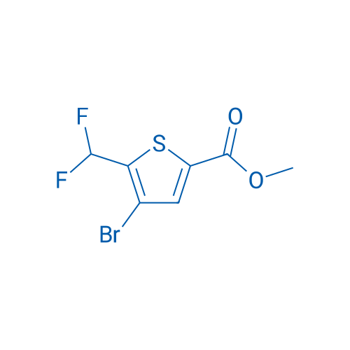 Methyl 4-bromo-5-(difluoromethyl)thiophene-2-carboxylate 100mg