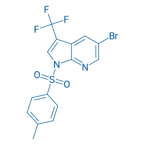 5-Bromo-1-tosyl-3-(trifluoromethyl)-1H-pyrrolo[2,3-b]pyridine 1g