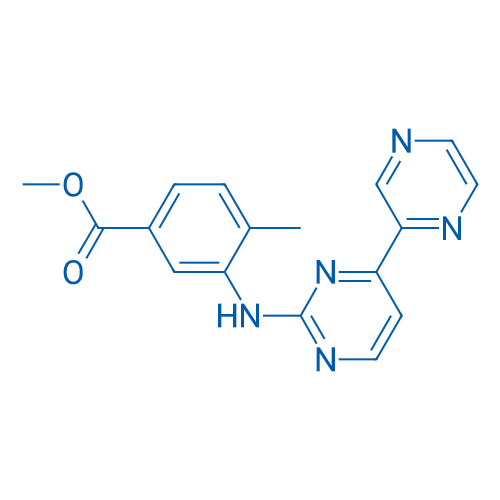Methyl 4-methyl-3-((4-(pyrazin-2-yl)pyrimidin-2-yl)amino)benzoate 100mg