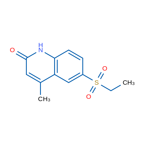 6-(Ethylsulfonyl)-4-methylquinolin-2(1H)-one 1g