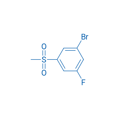 1-Bromo-3-fluoro-5-(methylsulfonyl)benzene 100mg