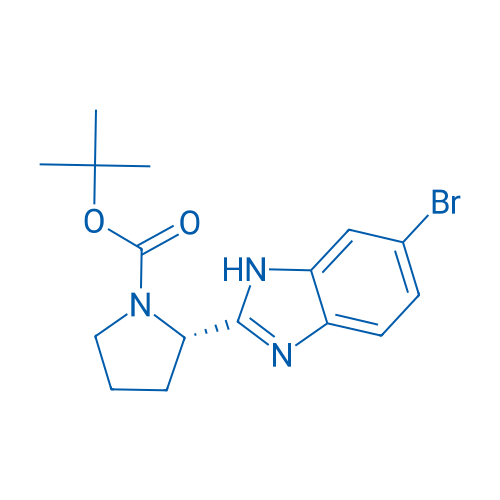 (S)-tert-Butyl 2-(6-bromo-1H-benzo[d]imidazol-2-yl)pyrrolidine-1-carboxylate 250mg