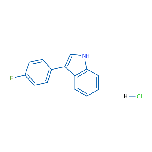 3-(4-Fluorophenyl)-1H-indole hydrochloride 1g