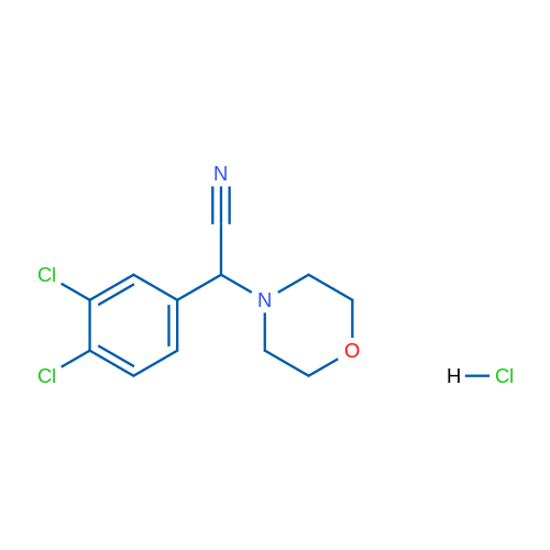 2-(3,4-Dichlorophenyl)-2-morpholinoacetonitrile hydrochloride 1g