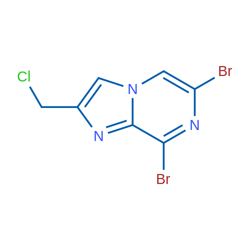 6,8-Dibromo-2-(chloromethyl)imidazo[1,2-a]pyrazine 1g