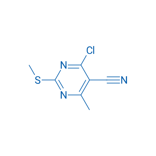4-Chloro-6-methyl-2-(methylthio)pyrimidine-5-carbonitrile 100mg