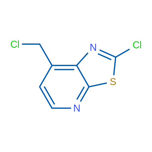 2-Chloro-7-(chloromethyl)thiazolo[5,4-b]pyridine 1g