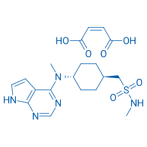 N-Methyl-1-(trans-4-(methyl(7H-pyrrolo[2,3-d]pyrimidin-4-yl)amino)cyclohexyl)methanesulfonamide maleate(1:x) 250mg