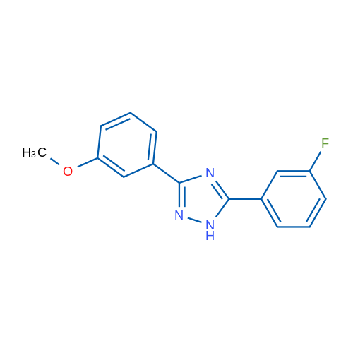 5-(3-Fluorophenyl)-3-(3-methoxyphenyl)-1H-1,2,4-triazole 1g