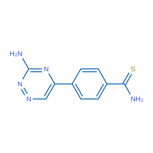 4-(3-Amino-1,2,4-triazin-5-yl)benzene-1-carbothioamide 1g