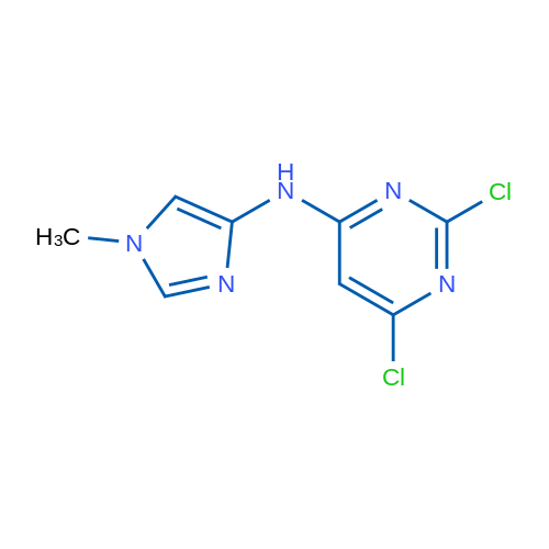2,6-Dichloro-N-(1-methyl-1H-imidazol-4-yl)pyrimidin-4-amine 1g