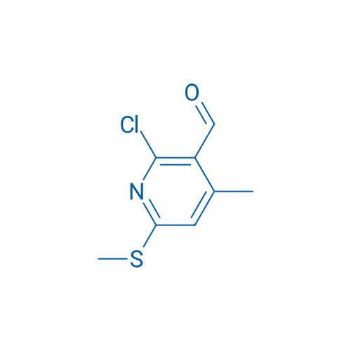 2-Chloro-4-methyl-6-(methylthio)nicotinaldehyde 1g