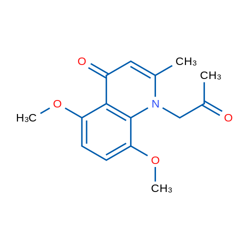 5,8-Dimethoxy-2-methyl-1-(2-oxopropyl)quinolin-4(1H)-one 1g