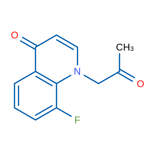 8-Fluoro-1-(2-oxopropyl)quinolin-4(1H)-one 1g