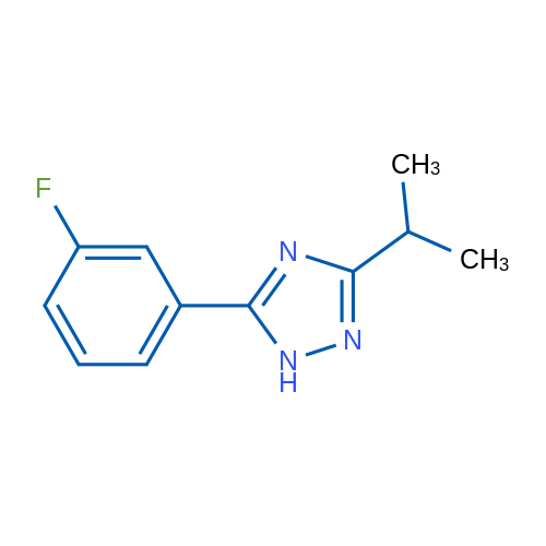 5-(3-Fluorophenyl)-3-isopropyl-1H-1,2,4-triazole 1g