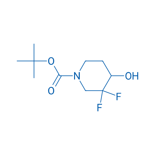 tert-Butyl 3,3-difluoro-4-hydroxypiperidine-1-carboxylate 250mg