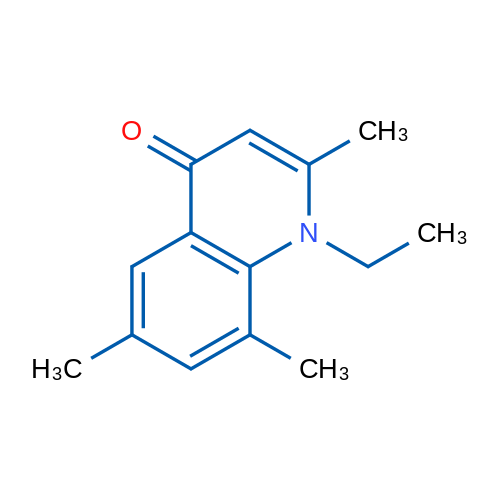 1-Ethyl-2,6,8-trimethylquinolin-4(1H)-one 1g