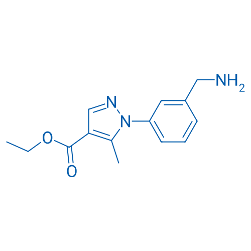 Ethyl 1-[3-(aminomethyl)phenyl]-5-methyl-1H-pyrazole-4-carboxylate 1g