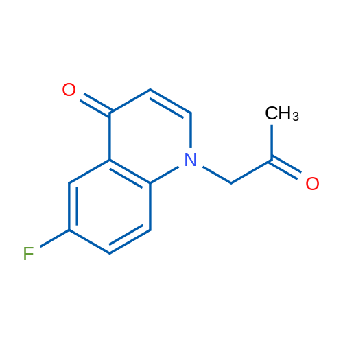 6-Fluoro-1-(2-oxopropyl)quinolin-4(1H)-one 1g