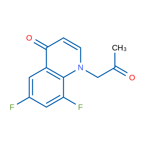 6,8-Difluoro-1-(2-oxopropyl)quinolin-4(1H)-one 1g