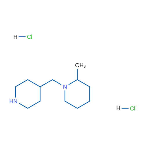 2-Methyl-1-(piperidin-4-ylmethyl)piperidine dihydrochloride 5g