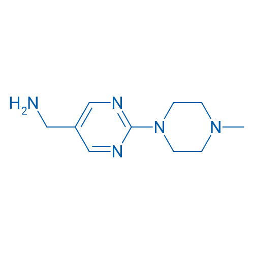 (2-(4-Methylpiperazin-1-yl)pyrimidin-5-yl)methanamine 250mg