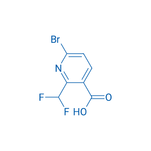 6-Bromo-2-(difluoromethyl)nicotinic acid 1g