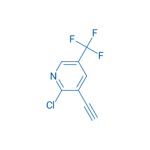 2-Chloro-3-ethynyl-5-(trifluoromethyl)pyridine 1g