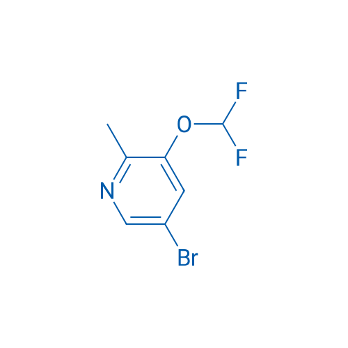 5-Bromo-3-(difluoromethoxy)-2-methylpyridine 100mg