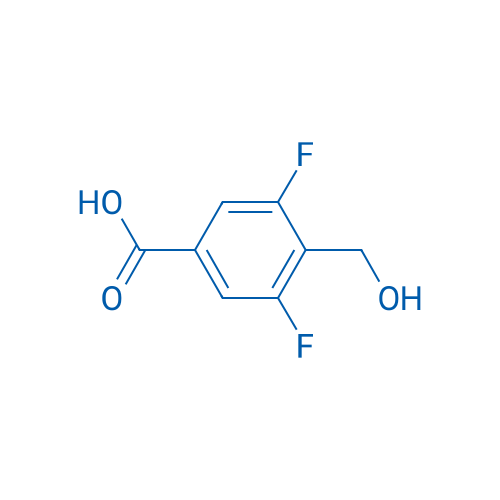 3,5-Difluoro-4-(hydroxymethyl)benzoic acid 250mg