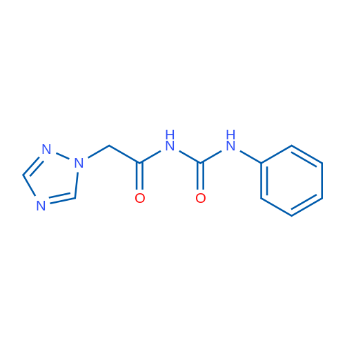 1-Phenyl-3-[2-(1H-1,2,4-triazol-1-yl)acetyl]urea 1g
